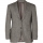 Grey Wool-Blend Suit Jacket