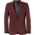 Red Slim-Fit Cotton Suit Jacket