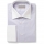 Lilac Contrast-Collar Cotton Shirt