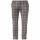 Plaid Wool and Silk Blend Trousers