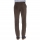 Leather-Trimmed Brushed-Cotton Trousers