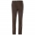 Leather-Trimmed Brushed-Cotton Trousers