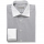 Grey Contrast-Collar Cotton Shirt