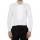 White Slim-Fit Bib-Front Cotton Shirt