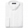 White Slim-Fit Bib-Front Cotton Shirt